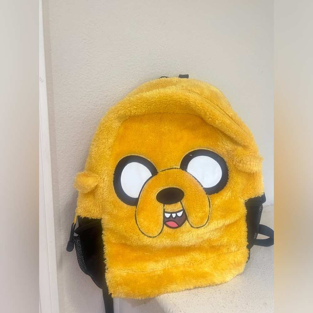 Adventure Time Jake dog sherpa plush Vintage bag